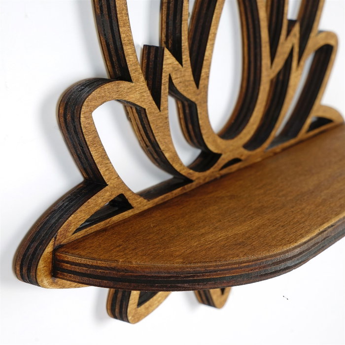 Hanah Home Raf264 Estantería de Pared Nogal Hanah Home Raf264 Estantería de Pared Nogal